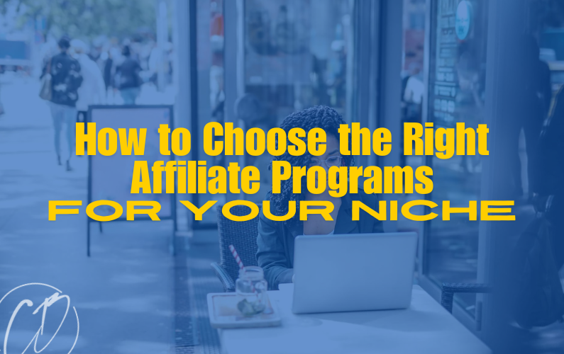 How To Choose The Right Affiliate Programs For Your Niche